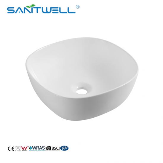 Wash basin,white,round