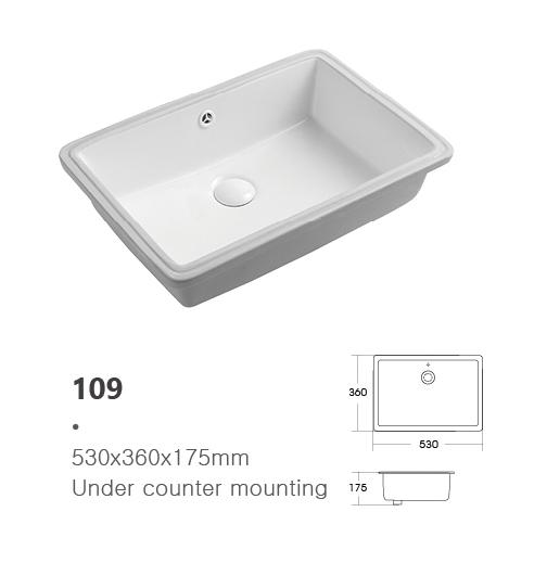Semi Recessed Wash Basin